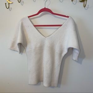 Cream angora top
